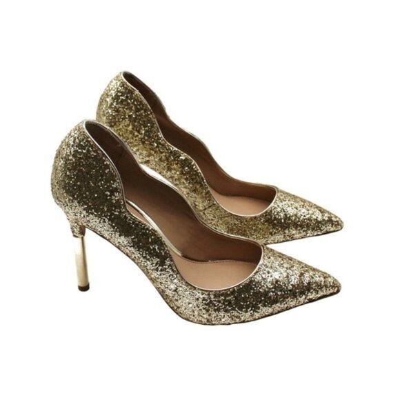 Jewel Badgley Mischka Womens Riley II Iridescent Evening Pointed Toe Heels - Picture 1 of 7